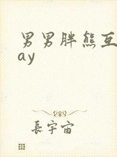 男男胖熊互操gay