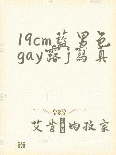 19cm蓝男色gay露j写真
