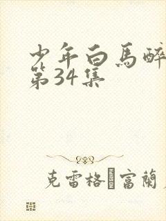 少年白马醉春风第34集封面