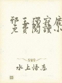邪王独宠废材妃免费阅读小说