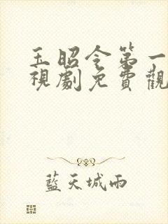 玉昭令第一季电视剧免费观看西瓜封面