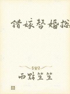 错嫁替婚总裁
