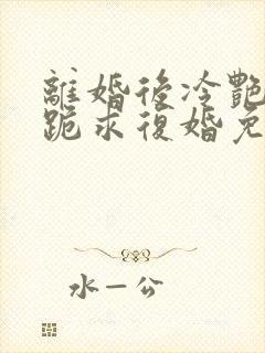 离婚后冷艳总裁跪求复婚免费阅读