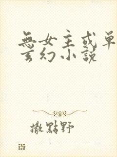 无女主或单女主玄幻小说