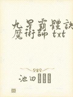 九星霸体诀平凡魔术师 txt