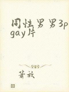 同性男男3p黄gay片