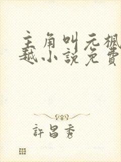 主角叫元枫的穿越小说免费阅读封面