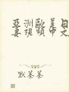 亚洲欧美日韩人妻视频中文字幕