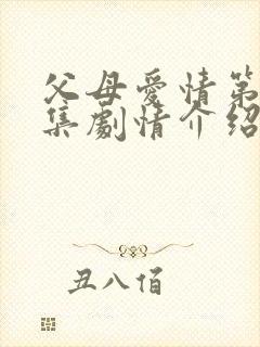 父母爱情第41集剧情介绍封面