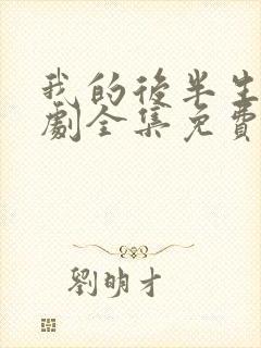我的后半生电视剧全集免费播放封面