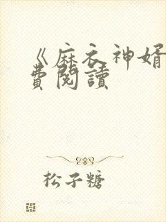 《麻衣神婿》免费阅读