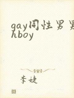 gay同性男男hboy封面