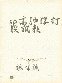 sp高肿狠打屁股调教