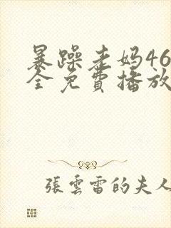 暴躁老妈46集全免费播放剧情简介视频
