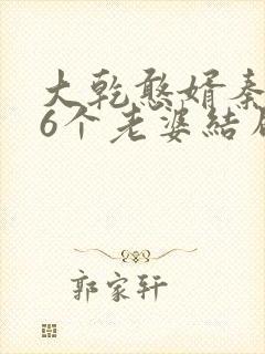 大乾憨婿秦墨16个老婆结局