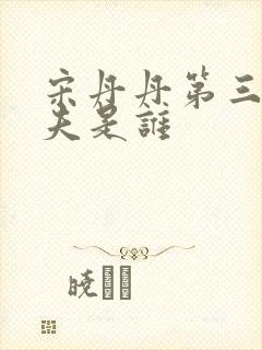 宋丹丹第三任丈夫是谁