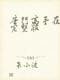 唐门高手在异世完整版