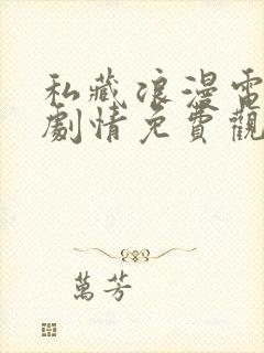 私藏浪漫电视剧剧情免费观看全集封面
