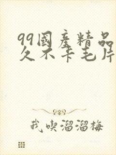 99国产精品久久不卡毛片