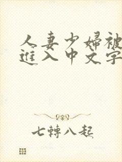 人妻少妇被猛烈进入中文字幕封面