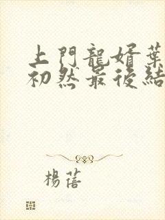 上门龙婿叶辰萧初然最后结局