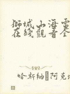 狮城山海电视剧在线观看全集免费播放