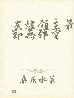 灰烬领主最新章节无弹窗