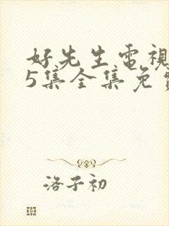 好先生电视剧45集全集免费观看