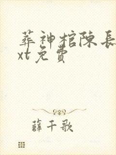 葬神棺陈长安txt免费封面