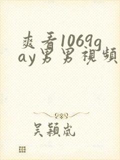 爽看1069gay男男视频封面