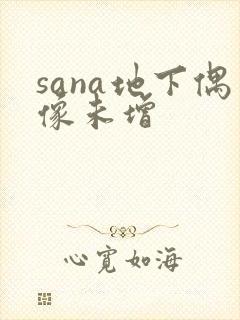 sana地下偶像未增