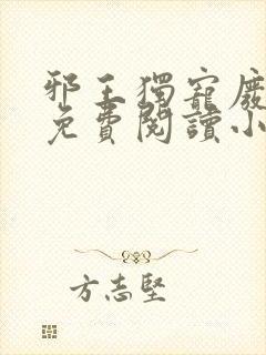 邪王独宠废材妃免费阅读小说
