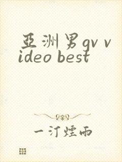 亚洲男gv video best