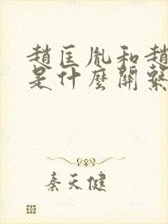赵匡胤和赵匡胤是什么关系