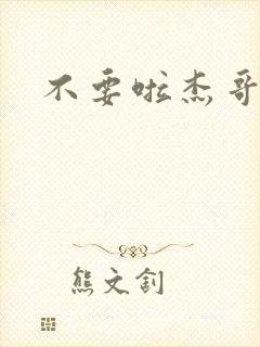不要啦杰哥