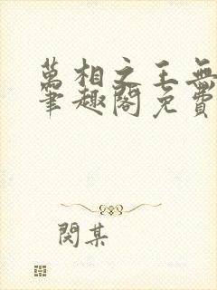 万相之王无弹窗笔趣阁免费封面