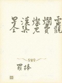 星汉灿烂电视剧全集免费观看完整封面