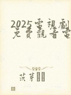 2025电视剧免费观看电视剧大全在线观