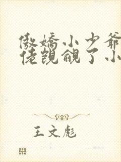 傲娇小少爷被大佬觊觎了小说