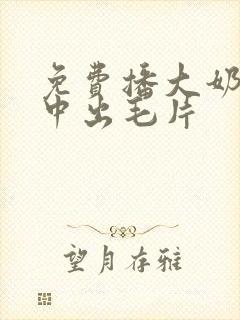 免费播大奶美女中出毛片封面