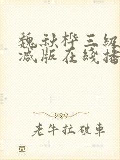 魏秋桦三级未删减版在线播放