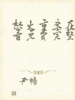 怒火重案在线观看免费完整版