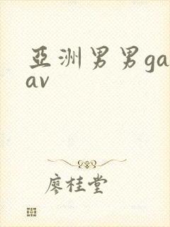 亚洲男男gayav封面