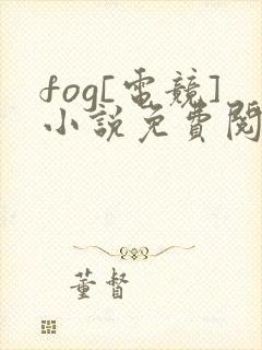 fog[电竞]小说免费阅读的