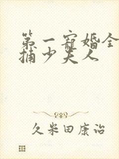 第一宠婚全球缉捕少夫人