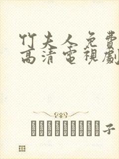竹夫人免费观看高清电视剧完整版飞封面
