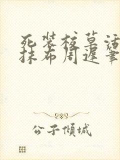 死装校草活该被抹布周迟笔趣阁