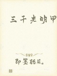 三千光明甲