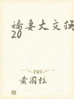 娇妻大交换1一20封面