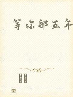 等你那五年